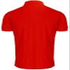 BCPOLO Men's Polo Shirt Solid Short Sleeve Classic Pique Polo Shirt Red-S (Asia-L) view 3