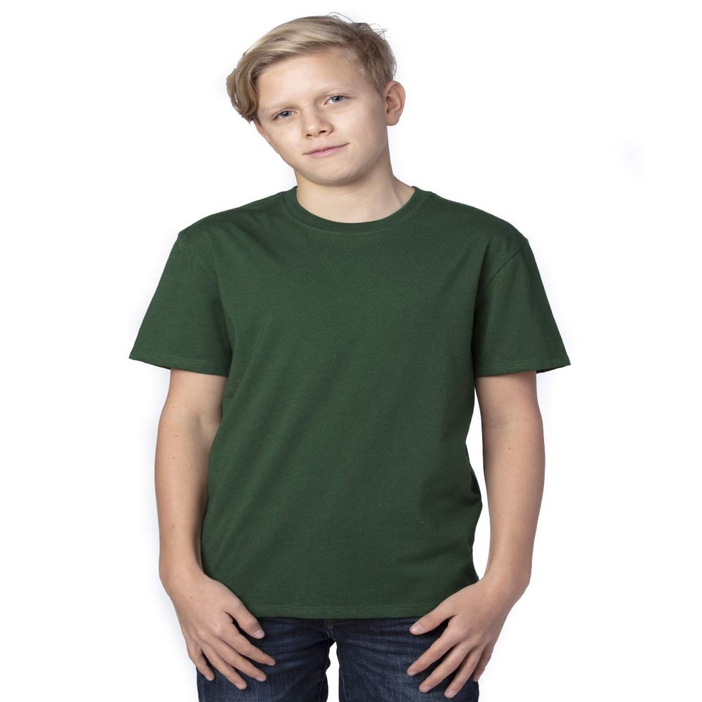 Threadfast Apparel Youth Ultimate T-Shirt L FOREST GREEN