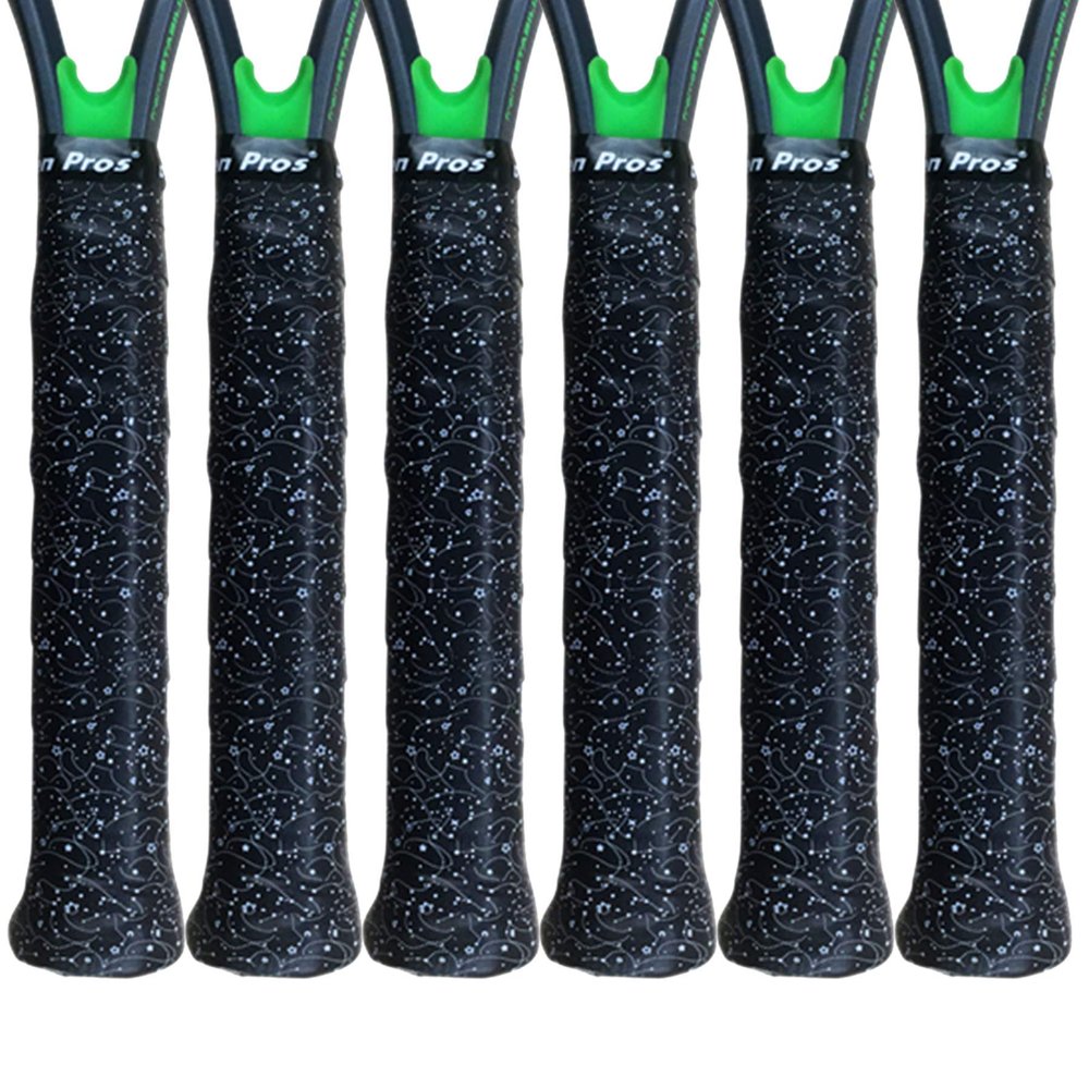 ALIEN PROS Tennis Racket Grip Tape (6 Grips) Tac Moisture Feel Tennis Grip Tennis Overgrip Grip Tape Tennis Racket Wrap Your Racquet for High Performance (6 Grips, Magic)