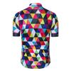 Cycling Jersey Short Sleeve USA Style Bike Tops with Pocket Reflective Stripe view 3