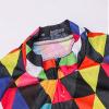 Cycling Jersey Short Sleeve USA Style Bike Tops with Pocket Reflective Stripe view 4