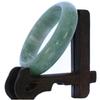 2.30"(58.6mm) China Certified Grade A Nature Hisui Jadeite Jade Light Green Women's Bangle Bracelets 9404 view 1