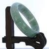 2.30"(58.6mm) China Certified Grade A Nature Hisui Jadeite Jade Light Green Women's Bangle Bracelets 9404 view 4