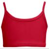 City Threads Girls Bikini Top Only UPF 50+, Bathing Suit Top for Girls, Made in the USA (Red, 5) view 1