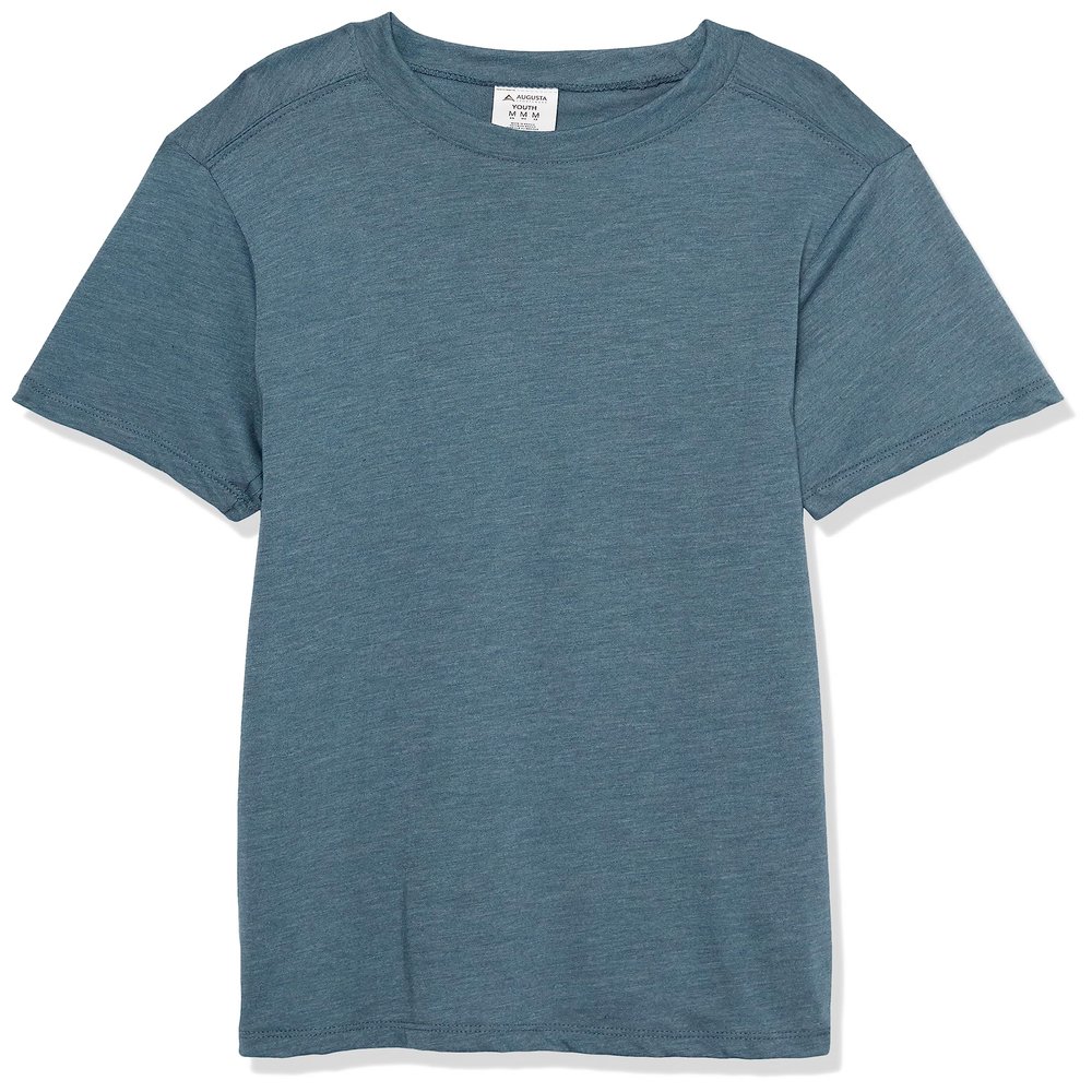 Augusta Sportswear Boys' 3066, Storm Heather, Small