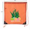 Mato & Hash Easter Basket Bags, Bulk Drawstring Backpacks, Party Favor Goody Bags for Easter - Gone Hunting - 10PK Orange CA2500EasterDTG S4 view 2