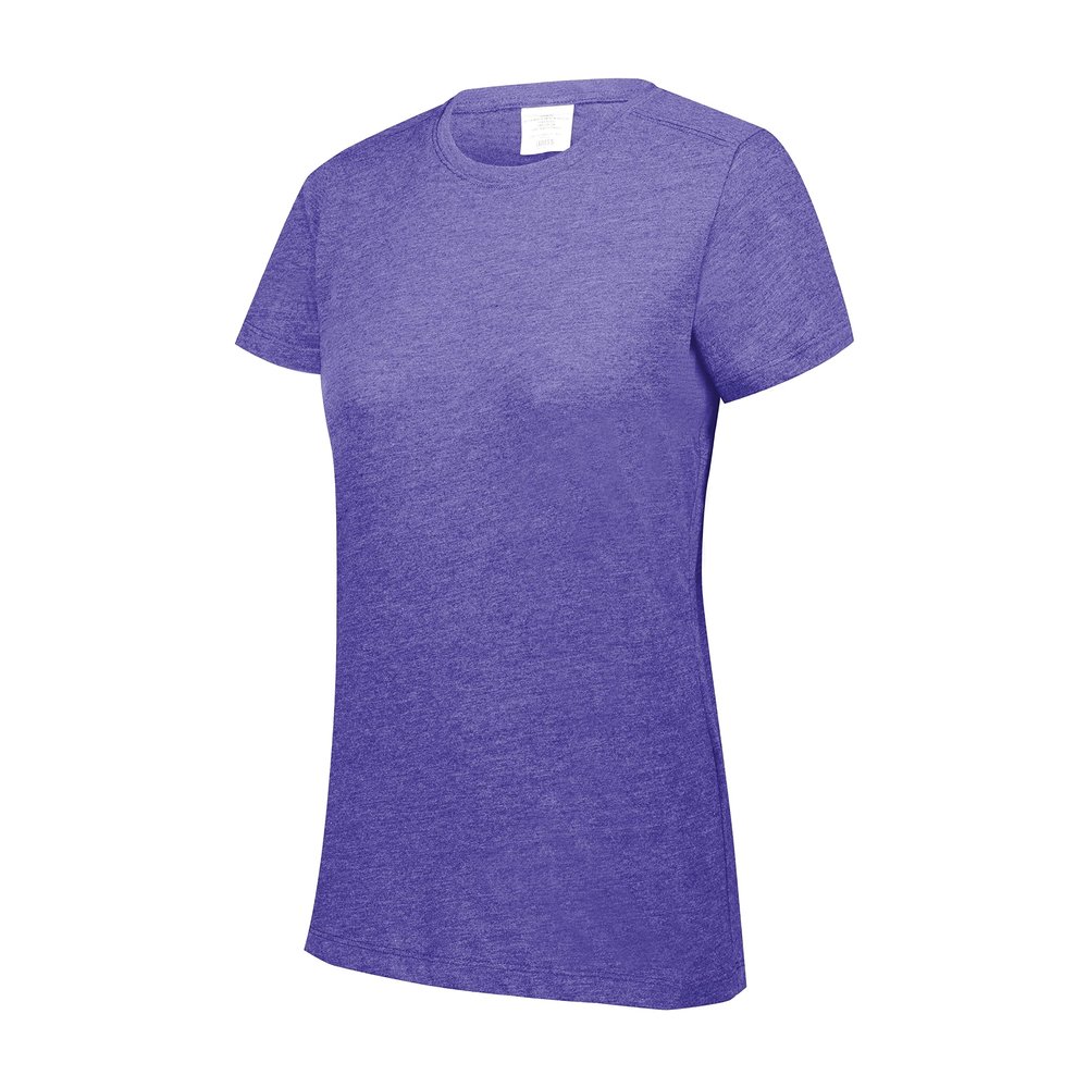Ladies TRI-Blend T-Shirt, Purple Heather, M