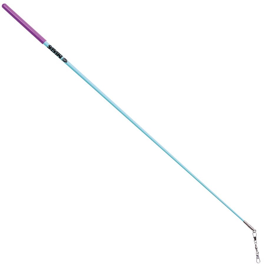 Sasaki M-700JK-F Rhythmic Gymnastics Hand Tools, Japanese Gymnastics Association Certified, Glass Short Stick, 2.4 inches (57 cm), Aqua Blue x Lilac