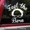 Minglewood Trading Feel The Bern 15" x 15" Vinyl Decal Sticker - Bernie Sanders 2020 President Vermont Senator view 2