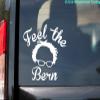 Minglewood Trading Feel The Bern 15" x 15" Vinyl Decal Sticker - Bernie Sanders 2020 President Vermont Senator view 3
