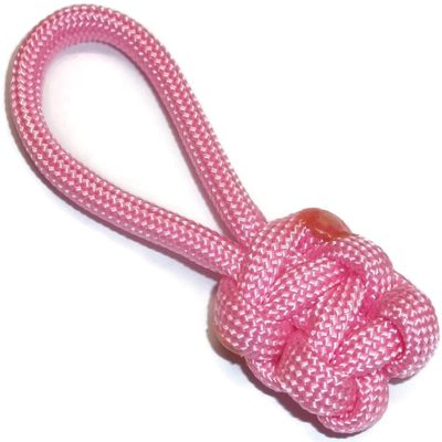 RedVex Zipper Pulls - Knife Lanyards - Equipment Lanyards - Paracord Cobra Style - Choose Your Color & Size (Qty 3) (Light Pink, 2.5 inch)