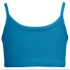 Made in USA Girls Bikini Top for Girls UPF50+ Sun Protection Toddler Bathing Suit Rash Guard for Beach Pool Swimwear, Teal, 4 view 1