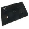 888 Display USA Earring Display Tray Black Velvet 45 Pair Travel Insert Pad (Black Faux Velvet) view 1