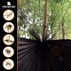 Covacure Camping Hammock - 772lbs Capacity Double Hammock with Tree Straps, Lightweight Parachute Nylon Outdoor Survival Gear for Hiking, Backpacking, Travel or Backyard (Black) view 4