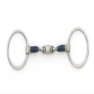 Centaur Blue Steel Oval Peanut Mouth Loose Ring Bit 5
