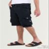 X RAY Mens Cargo Shorts Camo & Solid Colors 12.5" Inseam Knee Length Classic Fit Multi Pocket (Big and Tall Shorts for Men), Twill Taped Navy, 34 view 3