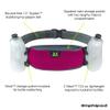 Amphipod RunLite Xtech 10K Hydration Belt, Ultra Runners Waist & Hydration Belt for Endurance Running, Racing, Men & Women - Cerise - 21 oz view 2