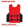 AIRHEAD General All Purpose Life Jacket, US Coast Guard Approved Type III unisex adult Life Vest Perfect for Boating and Personal Watercraft Use - 4 Pack, Red view 4