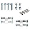 Dime Bag Hardware Inline Skate Axles and Aluminum Spacers 8-Pack 33mm Nuts and Bolts view 1
