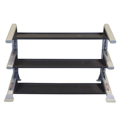 Body-Solid (SDKR1000KB) Pro ClubLine Storage Rack for Dumbbells, Kettlebells and Medicine Balls, Commercial and Home Gym Weight Rack