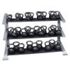 Body-Solid (SDKR1000KB) Pro ClubLine Storage Rack for Dumbbells, Kettlebells and Medicine Balls, Commercial and Home Gym Weight Rack view 2