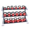 Body-Solid (SDKR1000KB) Pro ClubLine Storage Rack for Dumbbells, Kettlebells and Medicine Balls, Commercial and Home Gym Weight Rack view 3