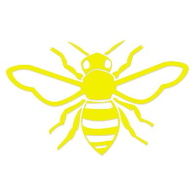 Applicable Pun Honey Bee - Vinyl Decal for Outdoor Use on Cars, ATV, Boats, Windows and More - Yellow 3 inch