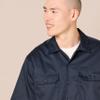 Amazon Essentials Dark Navy Button Up Shirt for Men, Short-Sleeve, Stain and Wrinkle-Resistant, XX-Large view 4