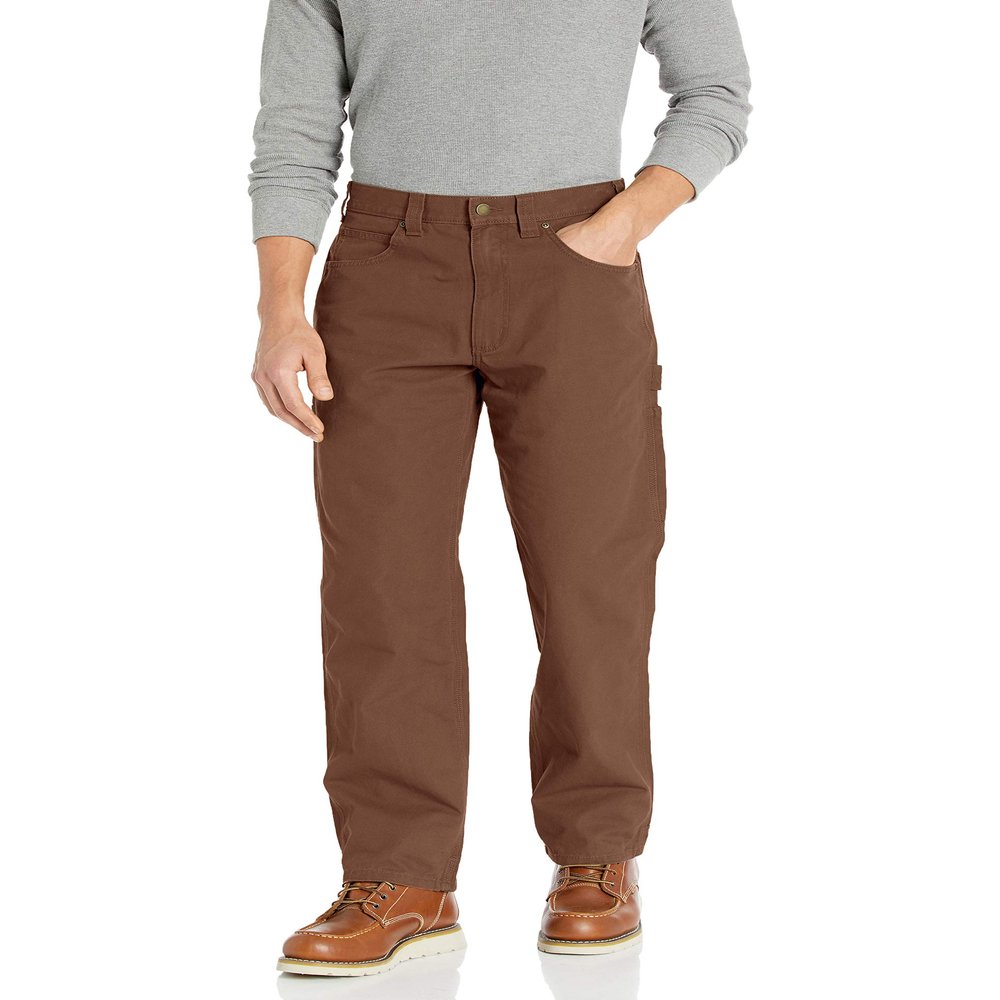 Amazon Essentials Men's Carpenter Jean with Tool Pockets Pants, -Brown, 38W x 29L