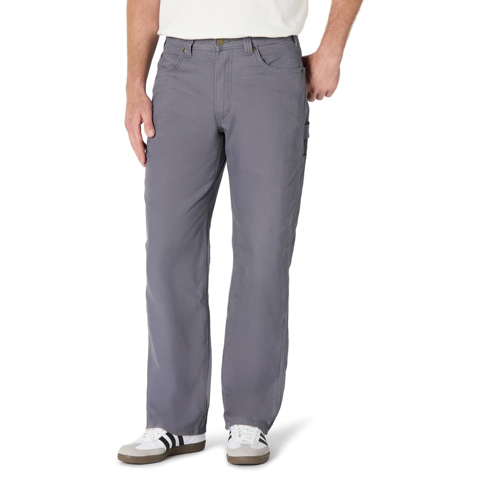 Amazon Essentials Men's Relaxed-Fit Carpenter Utility Pant with Tool Pockets - Discontinued Colors, Grey, 38W x 30L