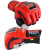 Combat Corner MMA Leather Construction Tech Fight Spar Gloves for Men and Women - Kickboxing, MMA, Muay Thai Fighting Training Sparring Gloves view 1