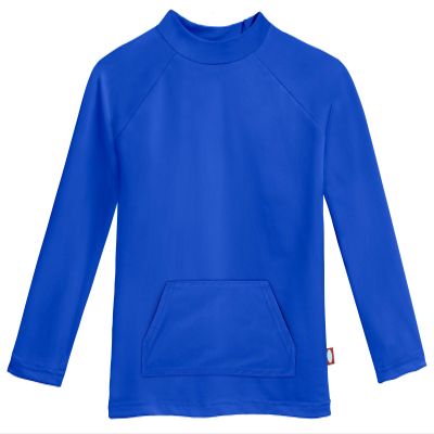 Made in USA Toddler Boys and Girls Rashguard UPF 50+ Sun Protective Long Sleeve Kids Swimwear Rash Guard for Summer Beach Pool and Swimming, Royal, 2T