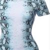 Casucal Printed Sexy Body-con Mini Dress - Made in USA Blue Snake 3XL view 3
