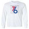 36 and Oh! Philadelphia Basketball Windependence Long Sleeve T Shirt - White (Small) view 1