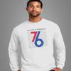 36 and Oh! Philadelphia Basketball Windependence Long Sleeve T Shirt - White (Small) view 3
