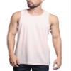 Men's Basic Essential Straight Hem Long Length Tank Top TT60-PL - Dirty Pink - 3X-Large - H11A view 1