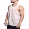 Men's Basic Essential Straight Hem Long Length Tank Top TT60-PL - Dirty Pink - 3X-Large - H11A view 3