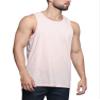 Men's Basic Essential Straight Hem Long Length Tank Top TT60-PL - Dirty Pink - 3X-Large - H11A view 4