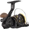 13 FISHING - Axum Spinning Reel - 6.2:1 Gear Ratio - 4.0 Size (Salt+Fresh) - AX-6.2-4.0, Black/Gold view 3