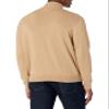 Amazon Essentials Men's Full-Zip Cotton Sweater, Camel Heather, X-Small view 2