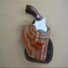 Azula All Leather Molded Paddle Holster CCW OWB for Ruger LCR, LCRx 2" Revolver Black RH view 3