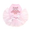 Dog in the Closet Pink Owl - Bling Rhinestone Tutu Dress, S Pink view 1