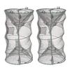 Fishing Bait Trap,2 Packs Crab Trap Minnow Trap Crawfish Trap Lobster Shrimp Collapsible Cast Net Fishing Nets Portable Folded Fishing Accessories,12.6X20.1inches view 1