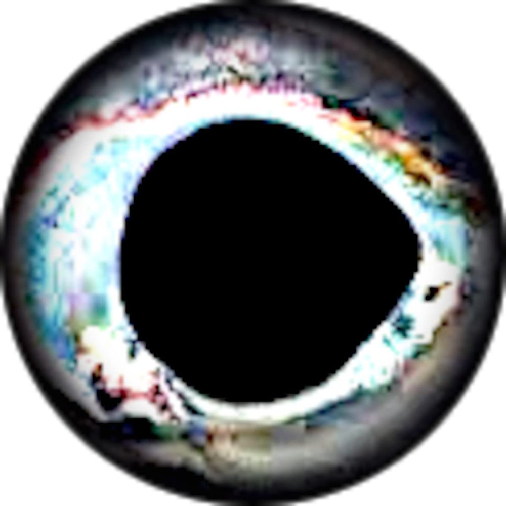Brule 3-D Hard Epoxy Eyes (Frost, 20mm)