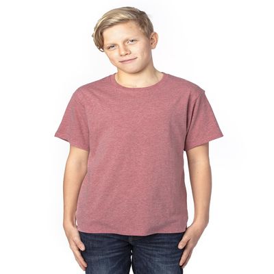Threadfast Apparel Youth Ultimate T-Shirt XL MAROON HEATHER