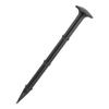 50-Pack Tent Pegs, Black Plastic Ground Stakes, 7.9 Inch, for Beach Camping Garden Plant Support (20cm/7.9 in) view 1