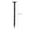 50-Pack Tent Pegs, Black Plastic Ground Stakes, 7.9 Inch, for Beach Camping Garden Plant Support (20cm/7.9 in) view 2