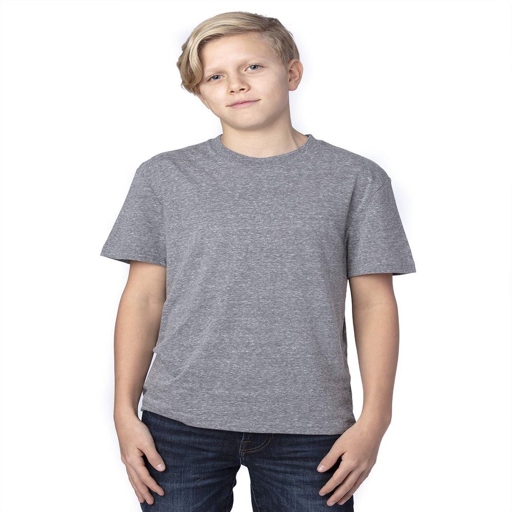 Threadfast Apparel Youth Triblend T-Shirt M GREY TRIBLEND