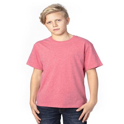 Threadfast Apparel Youth Ultimate T-Shirt XL RED HEATHER