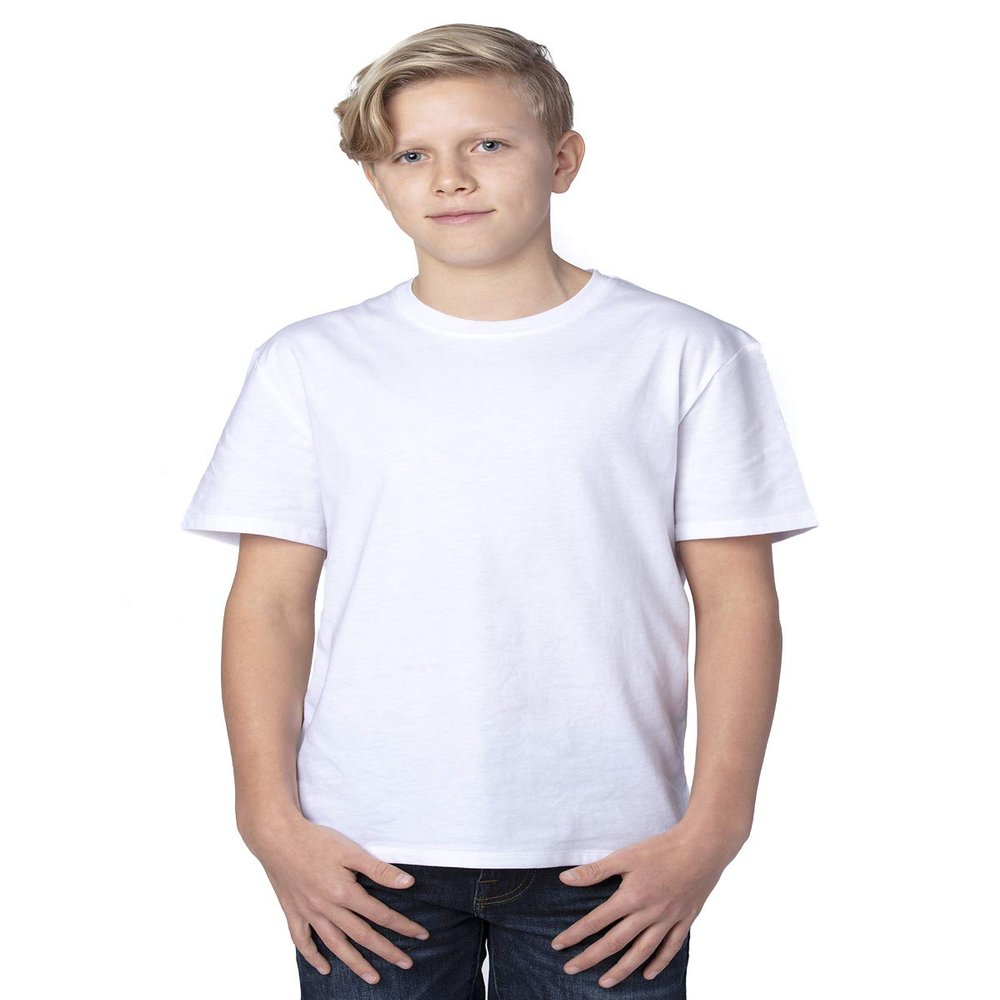 Threadfast Apparel Youth Ultimate T-Shirt XS WHITE